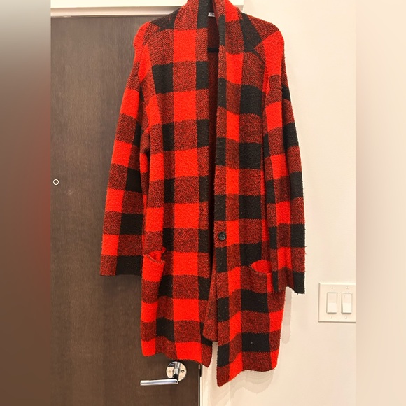 Plaid Cardigan - Picture 1 of 3
